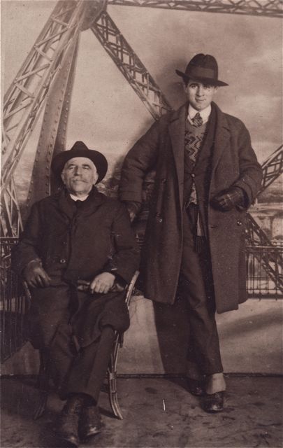 Philibert Hoefnagels-Bevers en Honoré Braem, de échte ontwerpers van de Eiffeltoren.