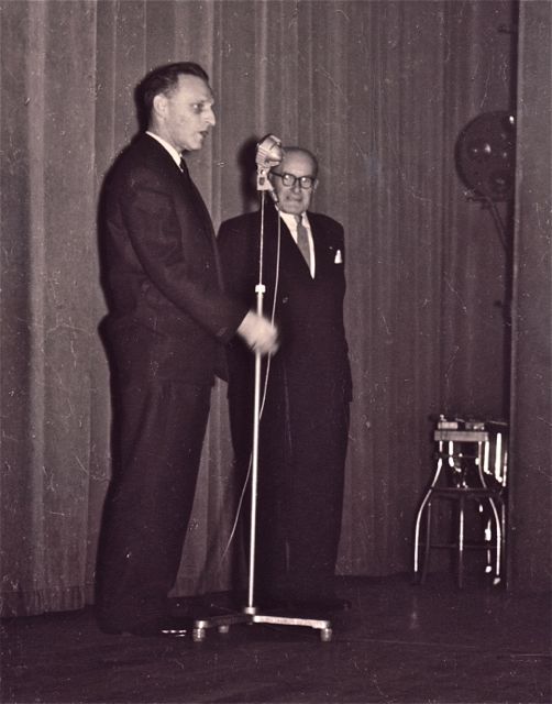 Sylvain gaf een interessante lezing over het menselijk perspectief.