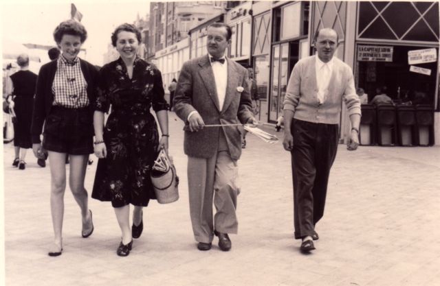 Zelfs op vakantie kwam Herbert niet los van zijn dirigentschap.