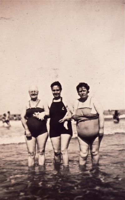 De drie eerste kandidates voor de complete Montignac-kuur. Respect hoor!